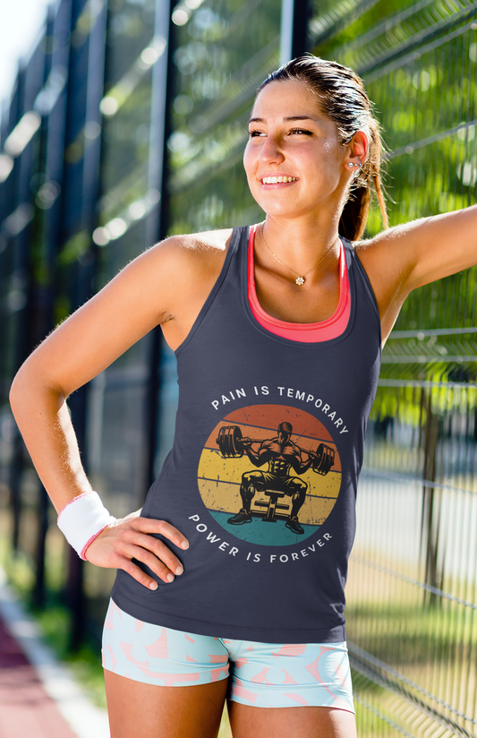 Pain is Temporary, Power is Forever Women's Tank Top