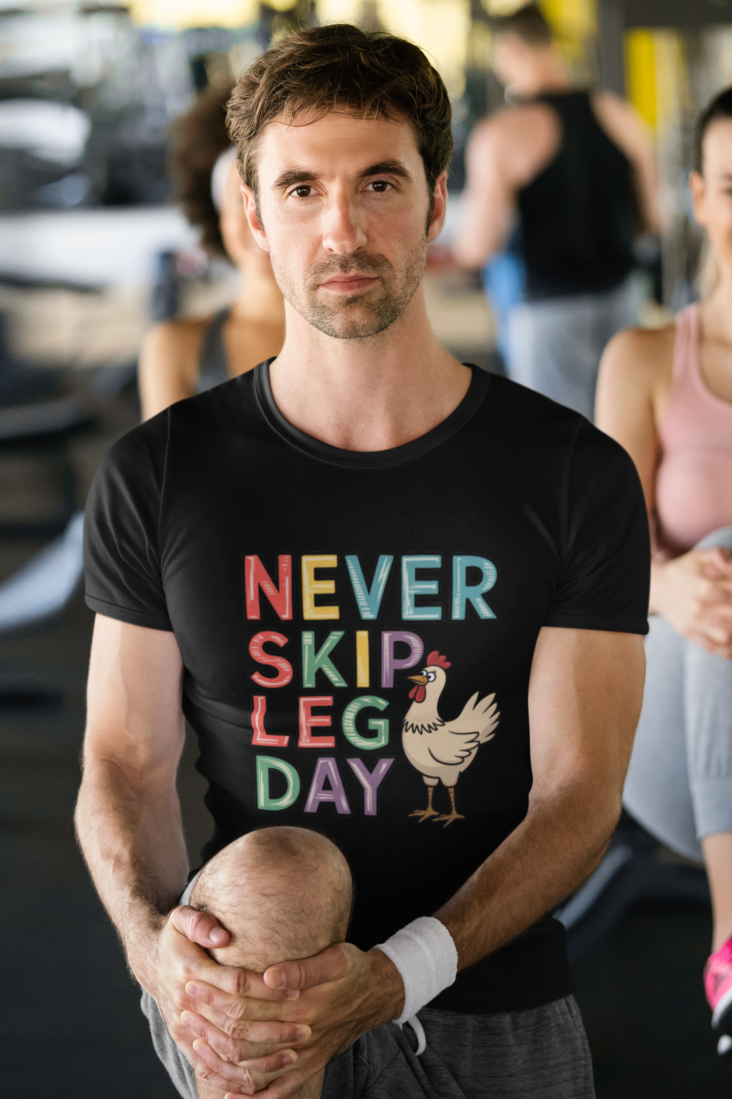 Never Skip Leg Day Unisex Supima T-Shirt