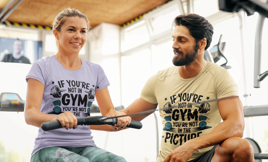 If Youre Not In Gym Youre Not In The Picture Unisex Supima T-Shirt