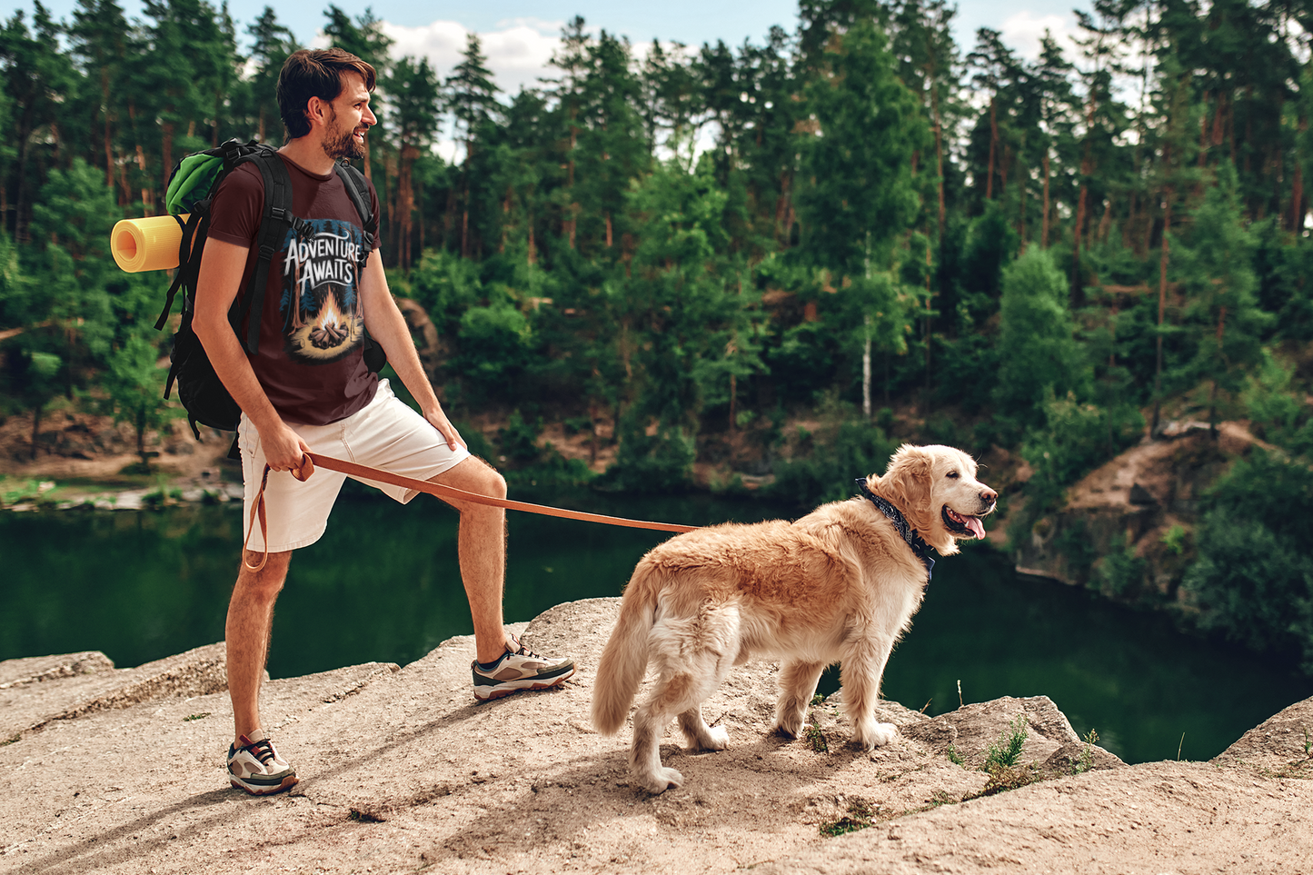 Adventure Awaits Unisex Supima T-Shirt