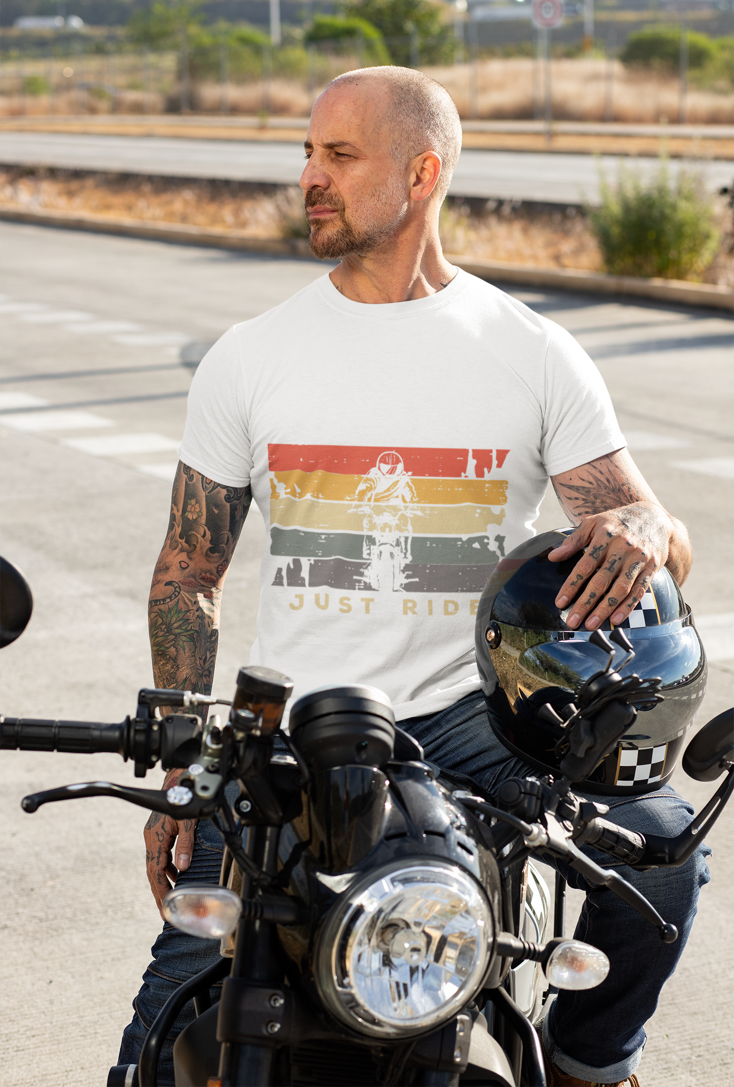 Just Ride Unisex Supima T-Shirt