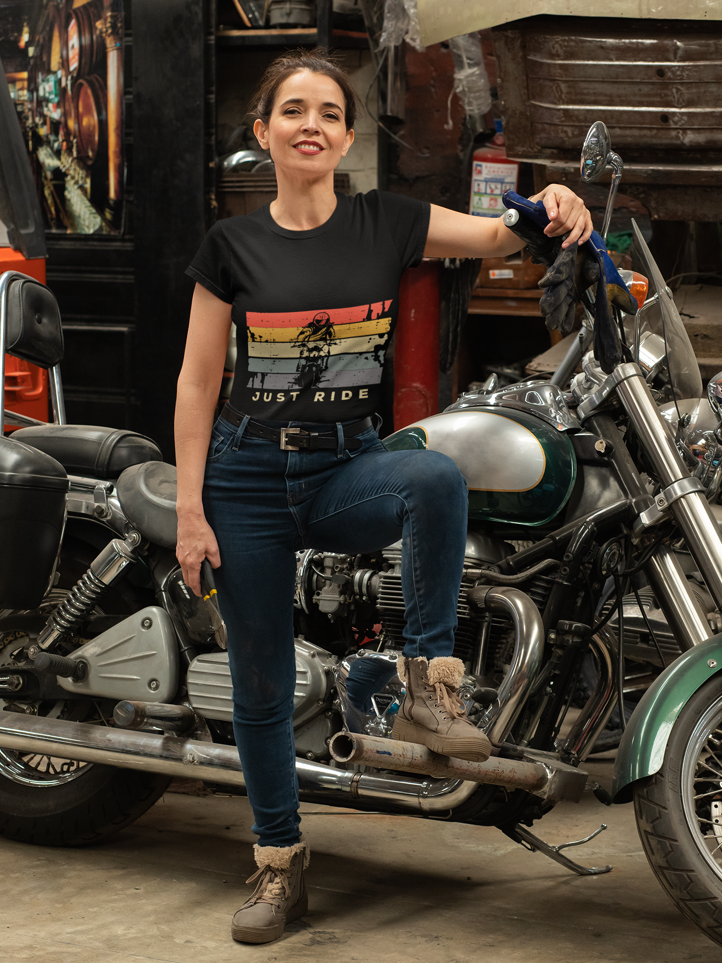Just Ride Unisex Supima T-Shirt