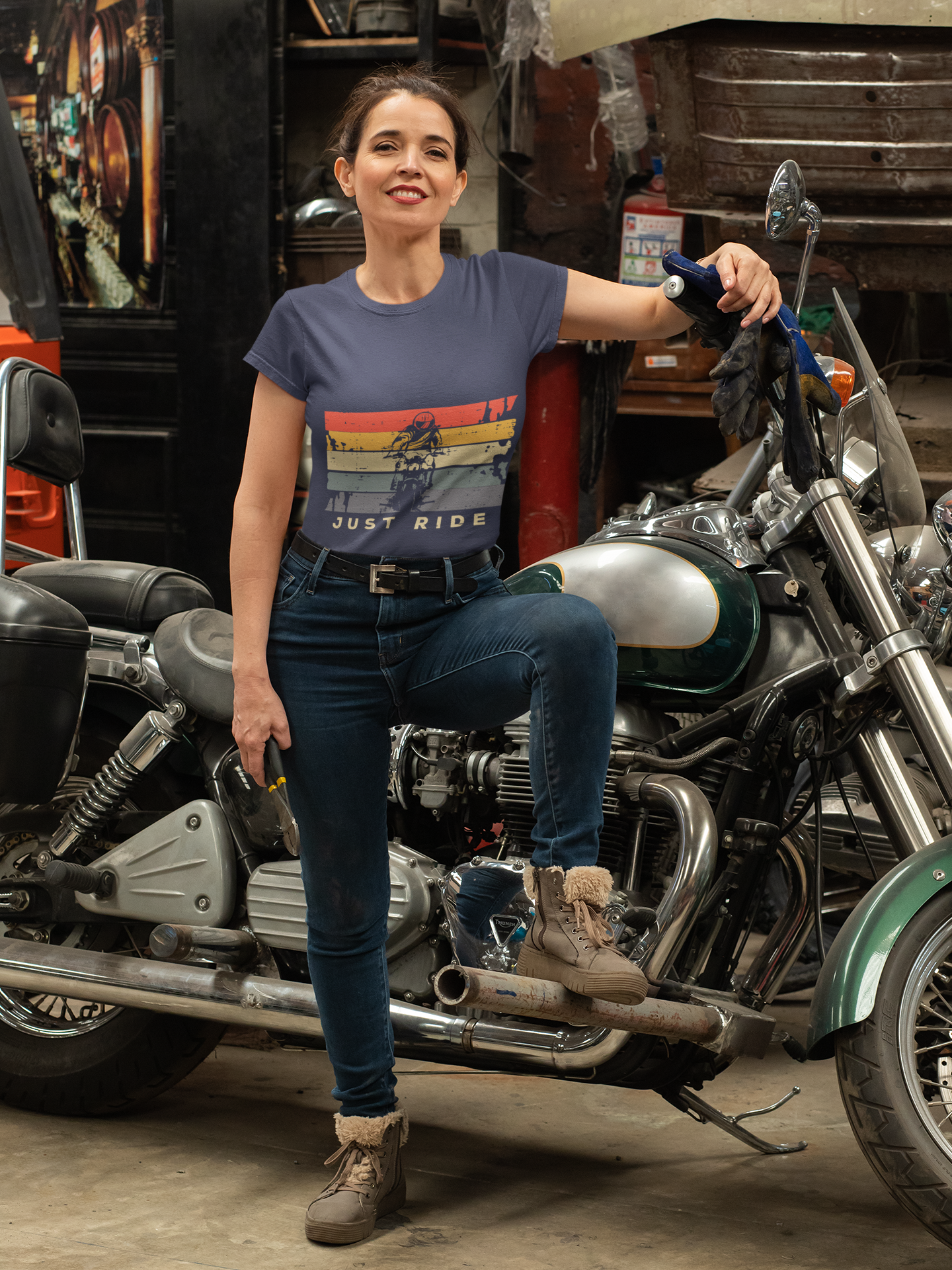 Just Ride Unisex Supima T-Shirt