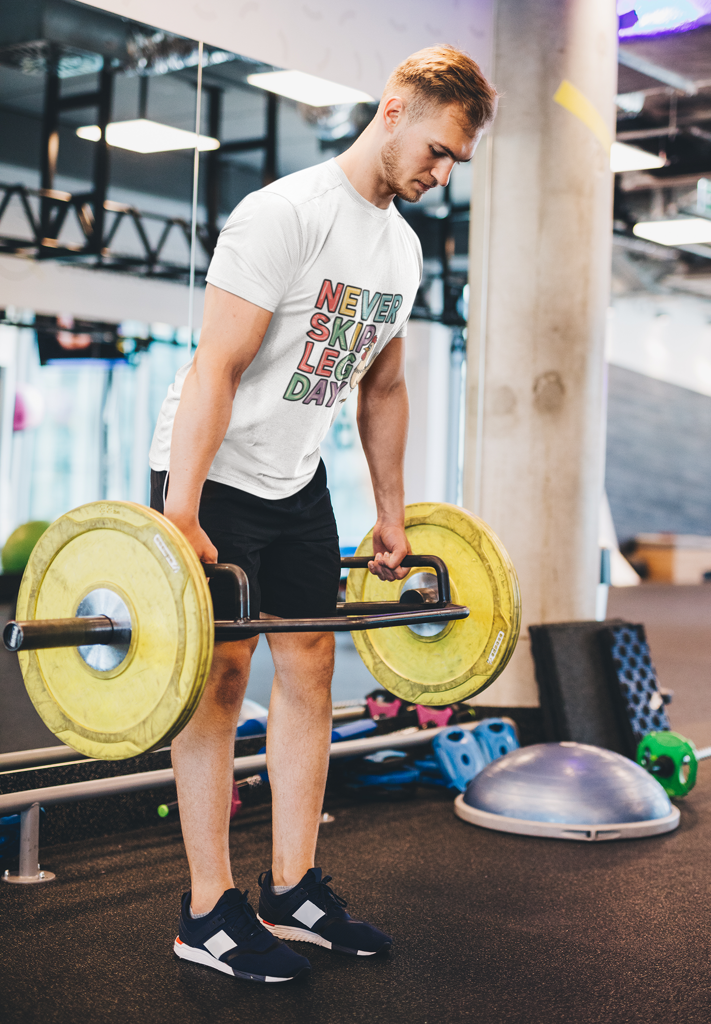 Never Skip Leg Day Unisex Supima T-Shirt