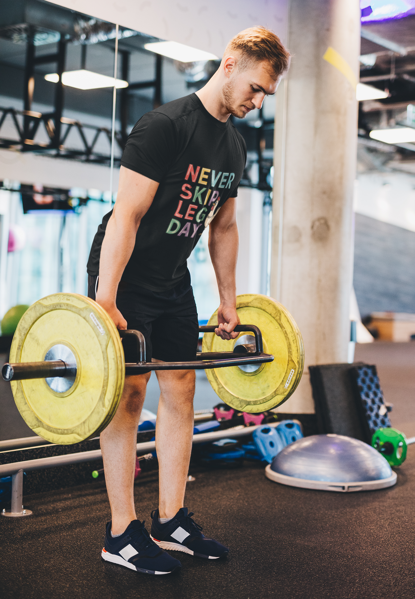 Never Skip Leg Day Unisex Supima T-Shirt