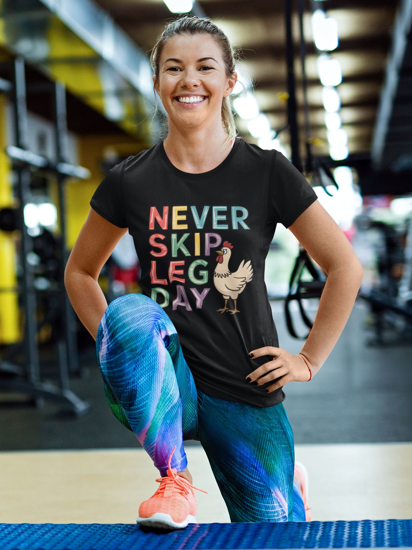 Never Skip Leg Day Unisex Supima T-Shirt