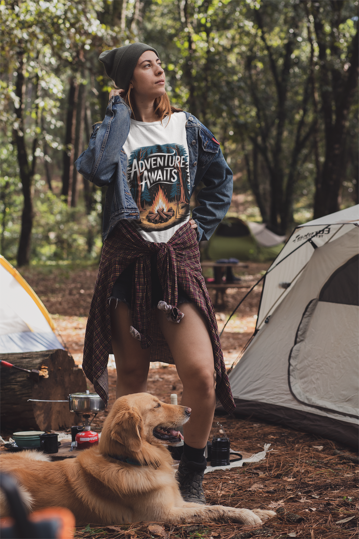 Adventure Awaits Unisex Supima T-Shirt
