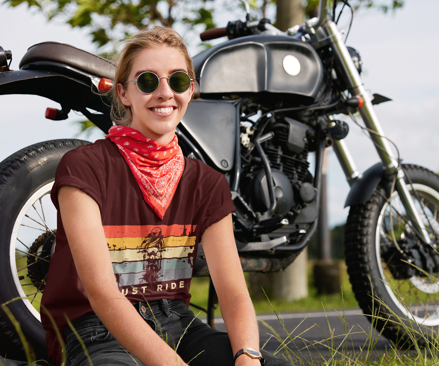 Just Ride Unisex Supima T-Shirt