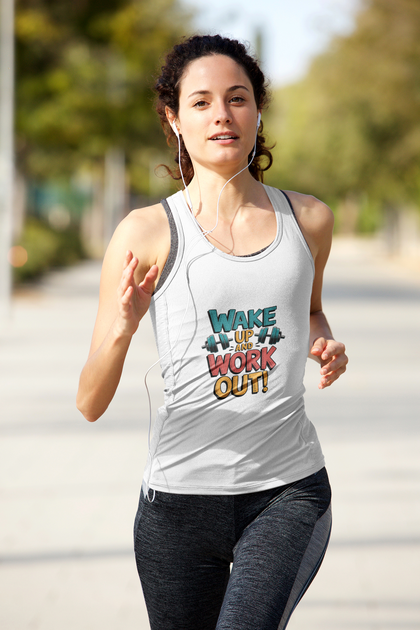 Wake Up and Work Out Women's Tank Top