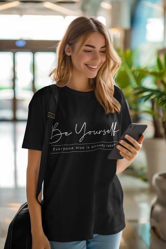 Be Yourself Unisex Supima Inspirational T-Shirt