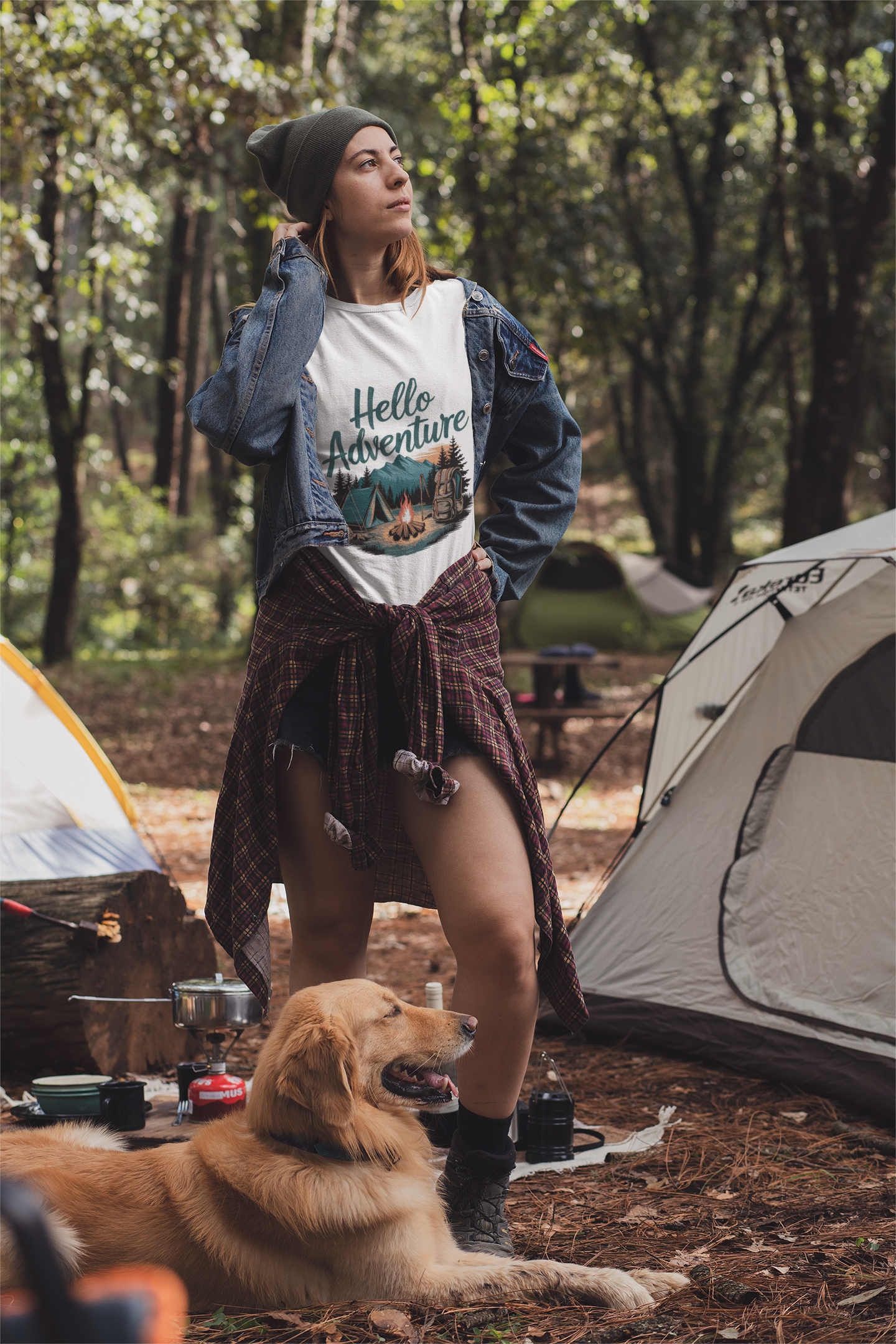 Hello Adventure Unisex Supima T-Shirt